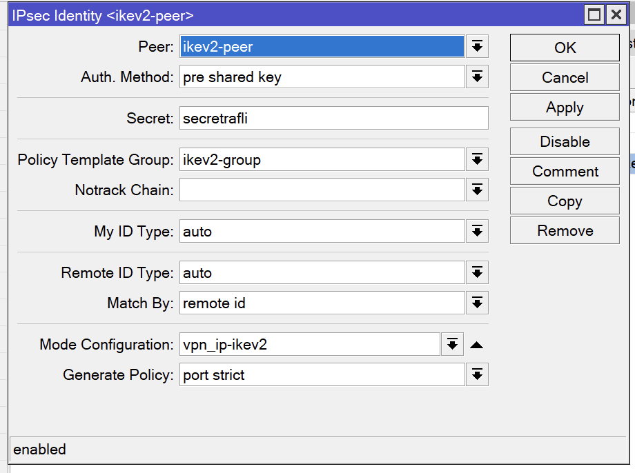 IPSec Identity