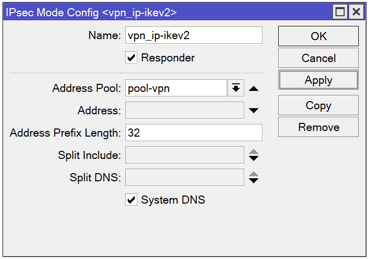 IPSec Mode-Config